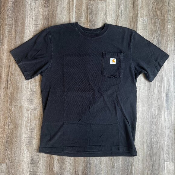 Carhartt Other - Black Carhartt Pocket T-Shirt - Vintage Style Carhartt Faded Black